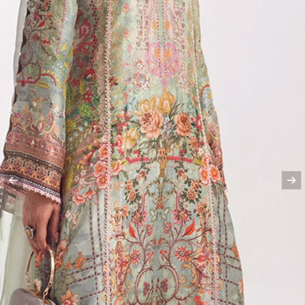 Ansab jahangir silk shirt dupptta